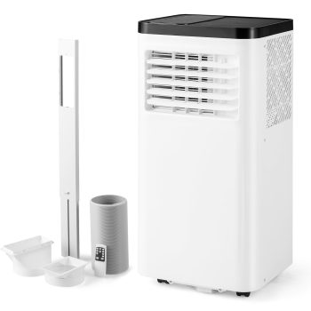 Gymax 10000 BTU Portable Air Conditioner w/ Control Panel & Remote Control