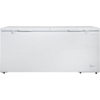 Hamilton Beach HBFRF2129WHT 21 Cu. Ft. White Double Door Garage Ready Chest Freezer