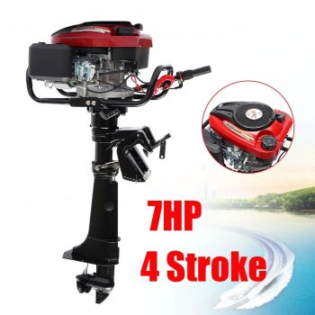 196CC 4-Stroke 7HP Outboard Motor Gasoline Engine Boat Engine Air Cooled HANGKAI