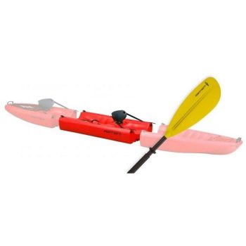 Falcon Mid Piece Kayak with Paddle, Red