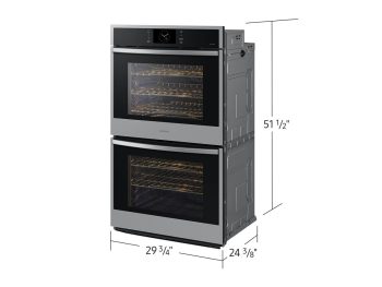 Samsung NV51CG600DSR 30 Inch Double Electric Smart Wall Oven with 10.2 cu. ft. Dual Convection Oven