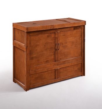 NIGHT & DAY Furniture Murphy Cube Cabinet Bed (, Twin XL)