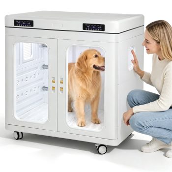 UTHCLO 430L Box for Large Gentle Dry <40dB Ultra-Quiet Professional Pet Dryer Cabin
