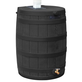 Good Ideas Rain Wizard 50 Gallon Plastic Rain Barrel Water Collector