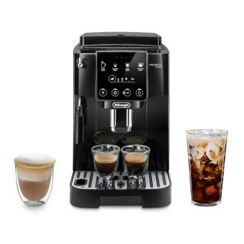 De'Longhi Automatic Espresso Machine with Manual Milk Frother - Black