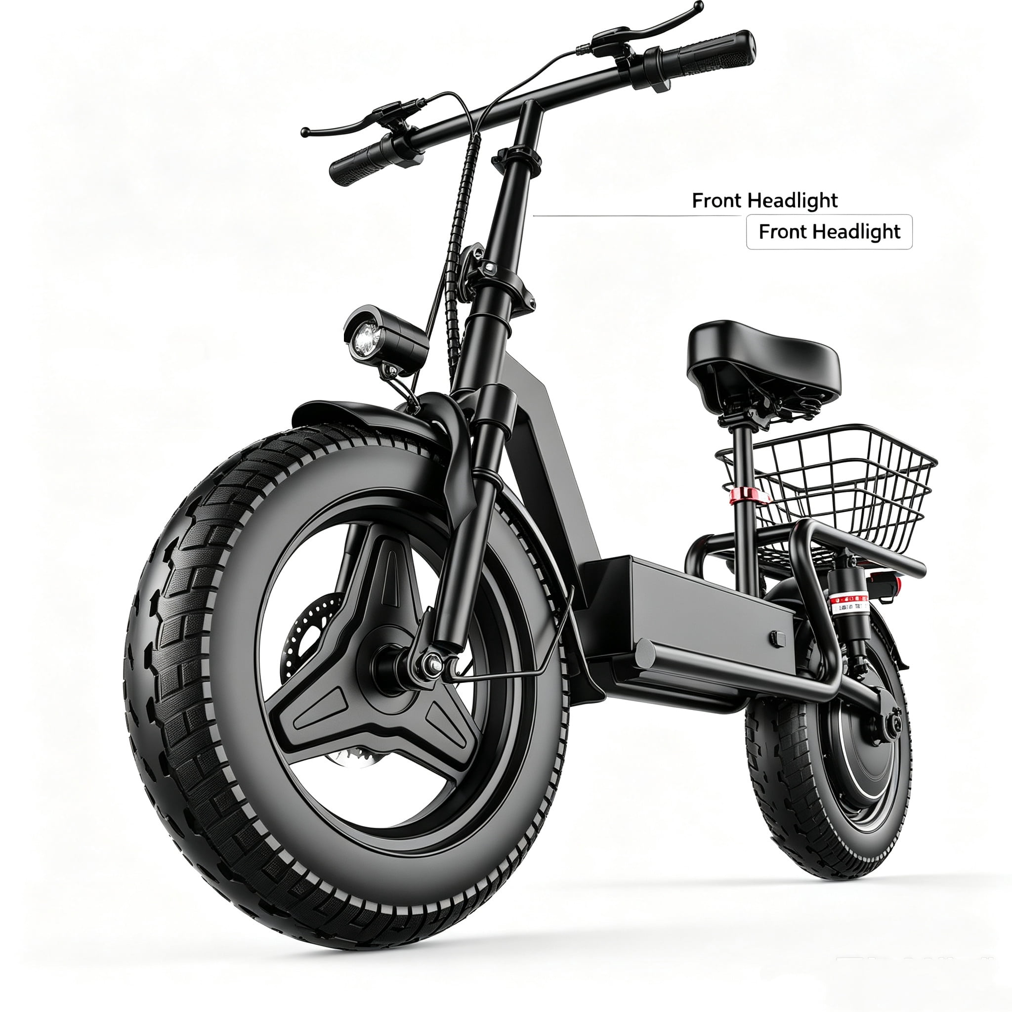 ASKGO 1200W Peak Electric Scooter for Adults, 48V 15AH Battery, 3-Speed Folding Electric Scooter, 25MPH Max Speed & 27 Mile Range, All Terrain UL2272