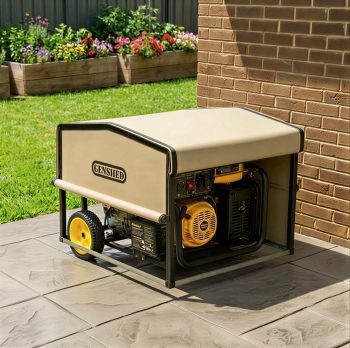 GENSHED Generator Shed For Storing & Running Generator Outdoor - Combining Generator Covers While Running & Generator Covers for Outside Storage into one (GCL)