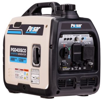 Pulsar 4000-Watt Super Quiet Gas Powered Inverter Generator with CO Sentry, RV Ready