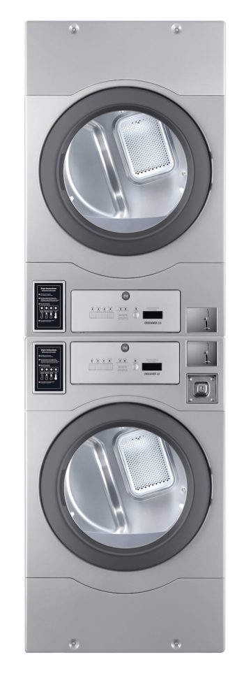 Crossover 2.0 by Wascomat 7-cu. ft. Coin Operated Electric Commercial Dryer Stacked Units, ELEC DRYER/DRYER STACK