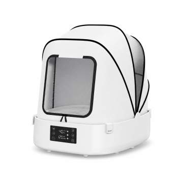 TENZONN Foldable Pet Drying Box for Cats and Small Dogs, Warm-Air Pet Dryer