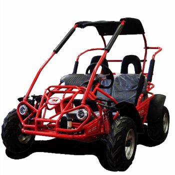 TrailMaster Mid XRX Youth Go Kart, 200cc, Ages 814, Up to 25 MPH, Dual Seat, Electric Start (Pre-Assembled, Red)
