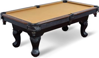 EastPoint Sports Masterton Billiard Bar-Size Pool Table 87 Inch or Cover, Tan Perfect for Family Game Room