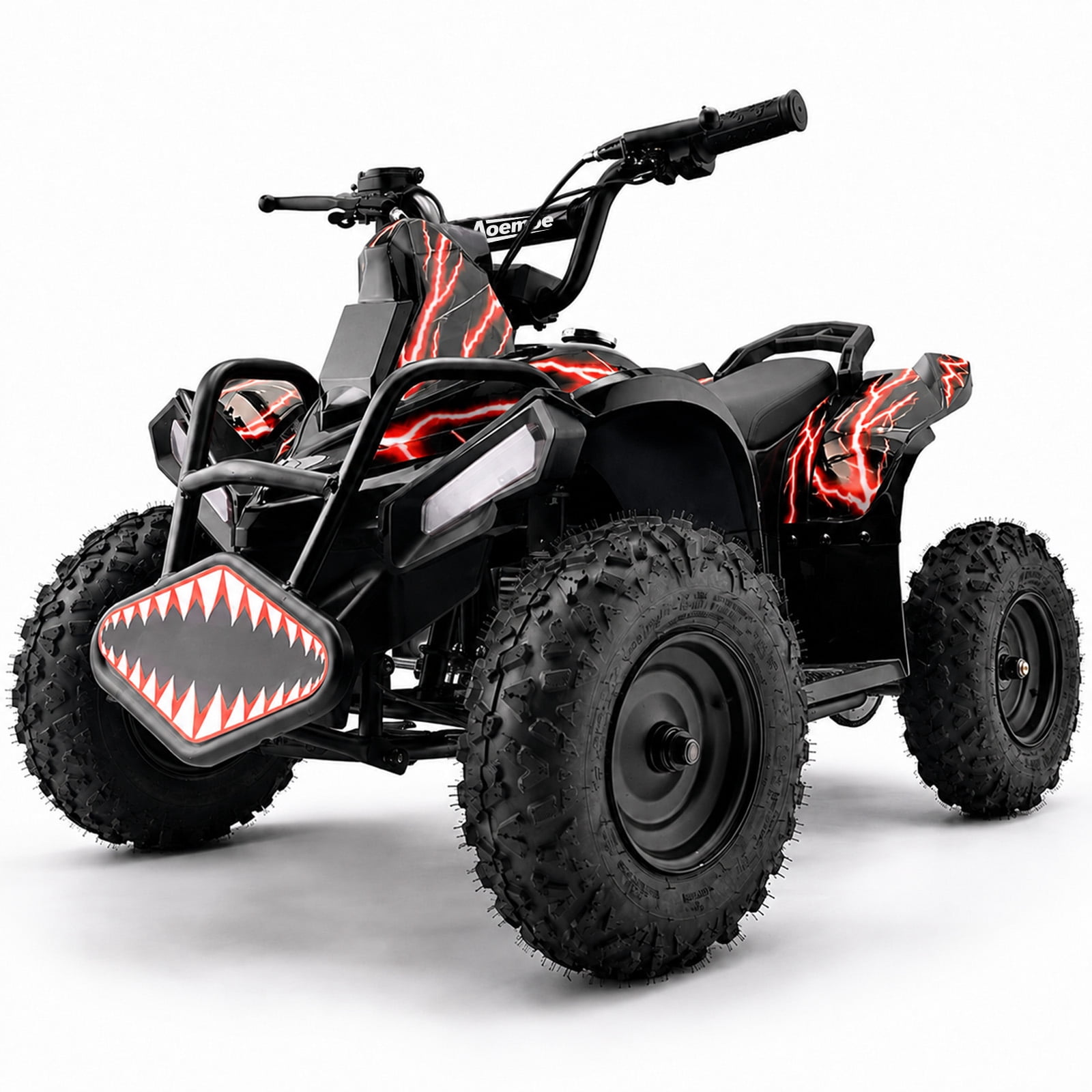 40cc Teen Gas ATV, Gas Powered 4 Wheeler for Teens 13+, 4-Stroke Beginner ATV, Up to 15 MPH, Adjustable Speed, Safety Switches, Front & Rear Brakes
