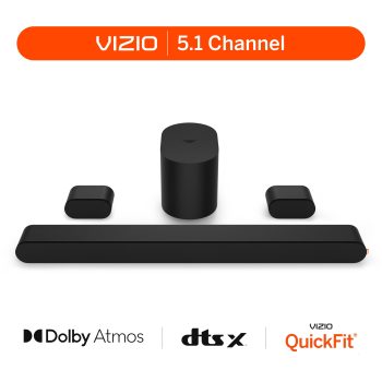 VIZIO 5.1 Soundbar SE with Dolby Atmos and DTS:X (SV510X-0806)