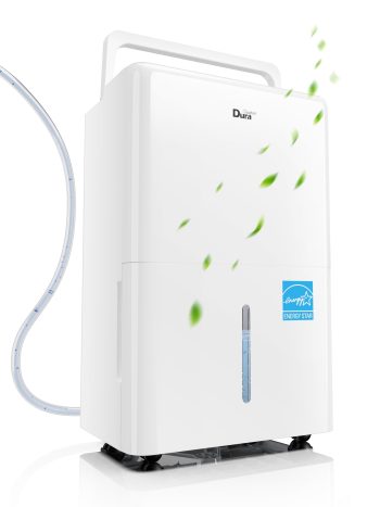 DuraComfort 50 Pints Dehumidifie for Basement with Pump, 4500 Sq.Ft Energy Star for Large Rooms, Powerful Humidity Control, Easy Drainage (MAX 115 Pint at 89.6, RH80%)