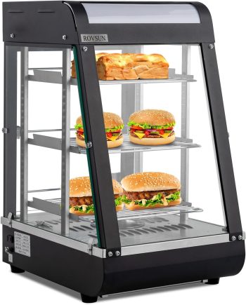 ROVSUN 15" 3-Tier Commercial Food Warmer Display