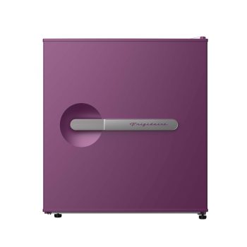 Frigidaire 1.6 Cu. ft. Retro Compact Refrigerator with Chiller Compartment, Mini Fridge for Bedroom, Dorm, Office, Purple