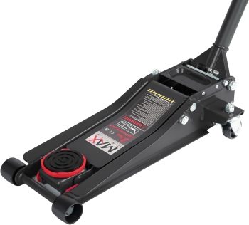 Maxority Heavy-Duty Long-Reach Low-Profile Professional Floor Jack with Dual-Piston Pump