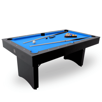 Freetime Fun 6 FT Deluxe Portable Pool Table with Billiard Tables Accessories ( Felt) - RB2150