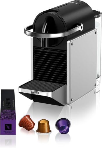 Pixie Compact Espresso Machine, 19-Bar Pump - Silver