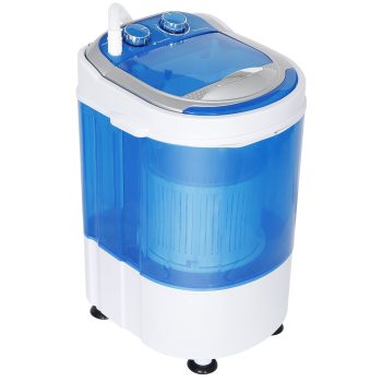 ZENY MINI Portable Single Bucket Wash Machine Washing Drying 2 in 1 Washer()