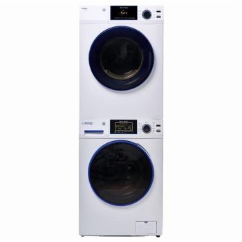Equator MARINE ANTI CORROSION Stackable Compact Washer 1.6cf+Sensor Dryer 3.1cf 110V