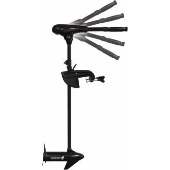 Newport X Series 55lb Thrust Transom Mounted Saltwater Electric Trolling Motor w/LED Battery Indicator (36" Shaft)