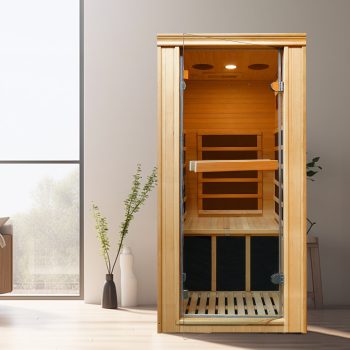 Infrared Sauna, Seizeen Personal Sauna for Home, 64-149 Indoor Sauna w/Bluetooth Player, Cole Control, Timer & Temperature Control System