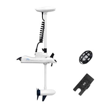 AQUOS Haswing CaymanB 12V 55LBS 54inch Bow Mount Trolling Motor with Wireless, Quick Release Bracket