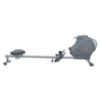 Sunny Health & Fitness Magnetic Rowing Machine Rower, LCD Monitor with Device Holder