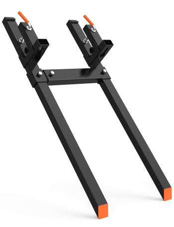 GARVEE 60" Tractor Bucket Forks,2000LBS Heavy Duty Quick Attach Clamp on Pallet Forks with Adjustable Stabilizer Bar for Tractor Loader Skid Steer