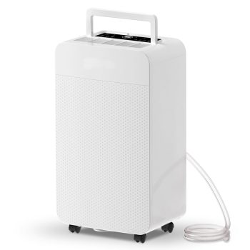 PhiloDeco 80 Pints Dehumidifier for Basement, 4,500 Sq. ft Dehumidifier for Home With Drain Hose, Automatic Defrosting, 24-Hour Timer Function