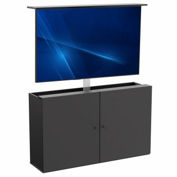 VIVO Motorized Vertical Lift Concealed TV Cabinet, Hold 32”-55” TVs