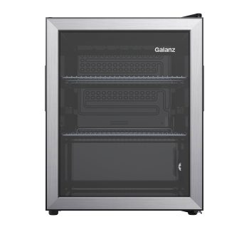 Galanz 85 Can Beverage Cooler, Glass Door Beverage Refrigerator, Drink Fridge for Soda, Beer & Wine, Freestanding for Home, Office, Bar