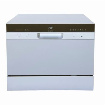 Sunpentown Countertop Dishwasher with Delay Start in