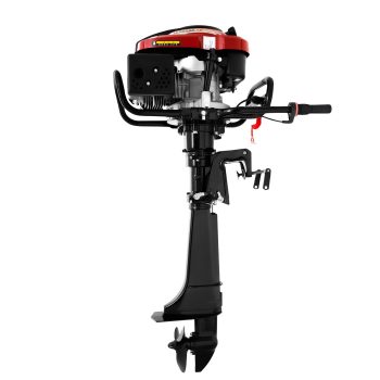 Aiqidi 7HP Black 4-Stroke 196CC 5.1KW Long Shaft TCI Ignition Outboard Motor