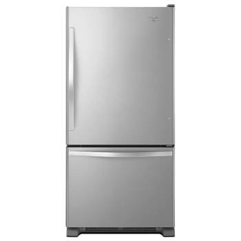 Whirlpool Brand New WRB322DMBM - 33-inches wide Bottom-Freezer Refrigerator with Spill Guard Glass Shelves - 22 Cu. ft