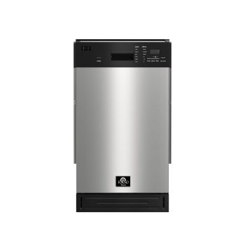 Forno Polo 18-Inch Built-In Stainless Steel Dishwasher, 8 Place Settings, ENERGY STAR Certified, 52 dBA