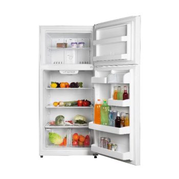 Smad 18 Cu ft Refrigerator Top Freezer Thermostat Reversible Door Apartment Garage/Office/Kitchen SS