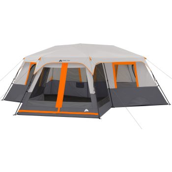 Ozark Trail 20 ft x 18 ft 12-Person 3-Room Instant Cabin Tent with Screen Room, 56.5 lbs