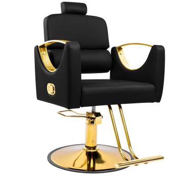 Professional Salon Styling Chair – Reclining Barber Chair with 360° Swivel & Heavy-Duty Hydraulic Pump