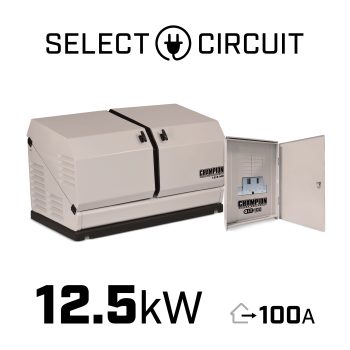 Champion Power Equipment 12.5-kW Home Standby Generator with 100-Amp Outdoor-Rated Automatic Transfer Switch