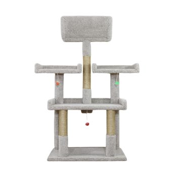 Kitty City Extra Large 56-inch Multi-Level Indoor Cat Tree with Perches and Scratching Posts
