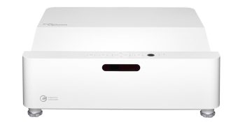Optoma GT3500HDR 1080p Ultra Short Throw Laser Projector Bundle with HDMI & CPS