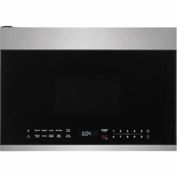 Frigidaire UMV1422US 24 Over-the-Range Microwave with 1.4 cu. ft. Capacity LED Cooktop Lighting Interior LED Lighting Automatic Sensor Cooking in Stainless Steel