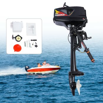 3.6HP 2 Stroke Heavy Duty Outboard Motor Fishing Boat Engine with Water Cooling CDI System