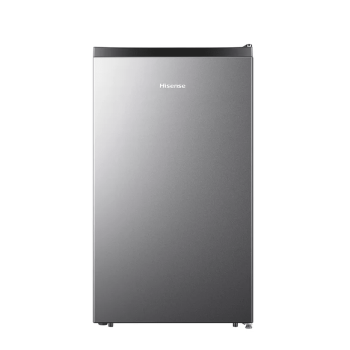 Hisense 4.4 Cu Ft Compact Refrigerator, Stainless Steel Single Door Mini Fridge, Energy Star for Apartment, Dorm, Office, Garage