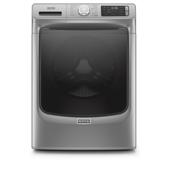 Maytag MHW6630HC 27 Inch 4.8 cu. ft. Front Load Washer with 10 Wash Cycles, 1,200 RPM, PowerWash System, Internal Heater, Steam for Stains, Sanitize Cycle, Stainless Steel Drum, ENERGY STAR Certificat