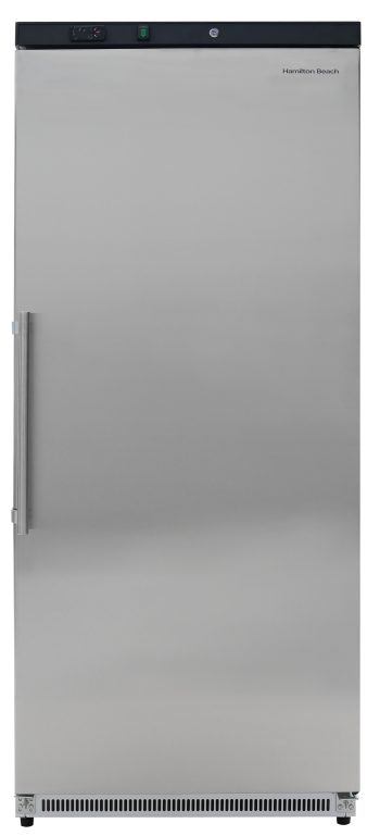 Hamilton Beach 19.2 Cu. ft. Commercial Refrigerator, 543 Liters All Fridge with Lockable Door, Stainless Steel