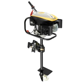 4-Stroke 9 HP Outboard Motor Gas powered Boat Engine With Air Cooling Heavy Duty 4.3KW